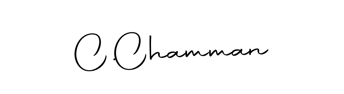 Create a beautiful signature design for name C.  Chamman. With this signature (Autography-DOLnW) fonts, you can make a handwritten signature for free. C.  Chamman signature style 10 images and pictures png