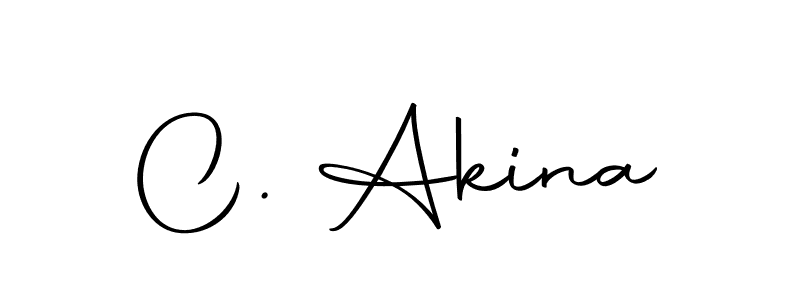 Here are the top 10 professional signature styles for the name C. Akina. These are the best autograph styles you can use for your name. C. Akina signature style 10 images and pictures png