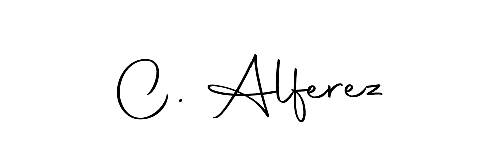 This is the best signature style for the C. Alferez name. Also you like these signature font (Autography-DOLnW). Mix name signature. C. Alferez signature style 10 images and pictures png