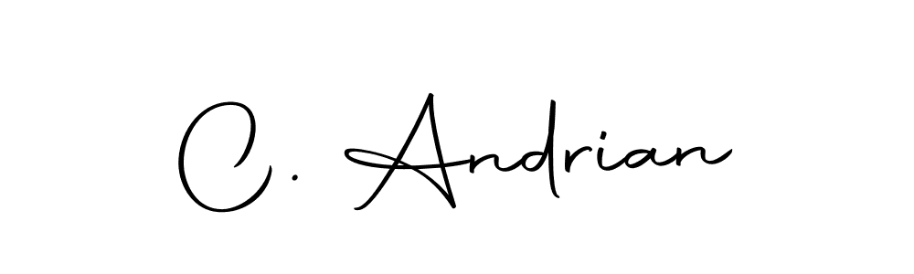 Make a short C. Andrian signature style. Manage your documents anywhere anytime using Autography-DOLnW. Create and add eSignatures, submit forms, share and send files easily. C. Andrian signature style 10 images and pictures png