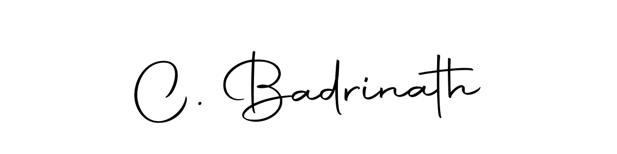 How to make C. Badrinath signature? Autography-DOLnW is a professional autograph style. Create handwritten signature for C. Badrinath name. C. Badrinath signature style 10 images and pictures png