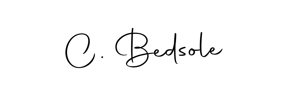 The best way (Autography-DOLnW) to make a short signature is to pick only two or three words in your name. The name C. Bedsole include a total of six letters. For converting this name. C. Bedsole signature style 10 images and pictures png