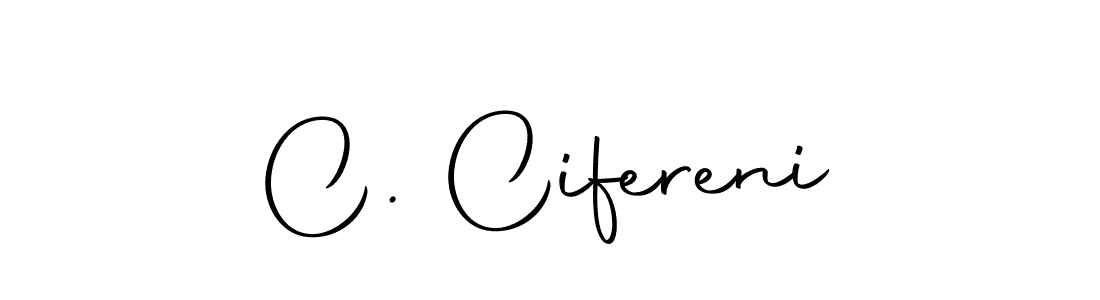 Similarly Autography-DOLnW is the best handwritten signature design. Signature creator online .You can use it as an online autograph creator for name C. Cifereni. C. Cifereni signature style 10 images and pictures png