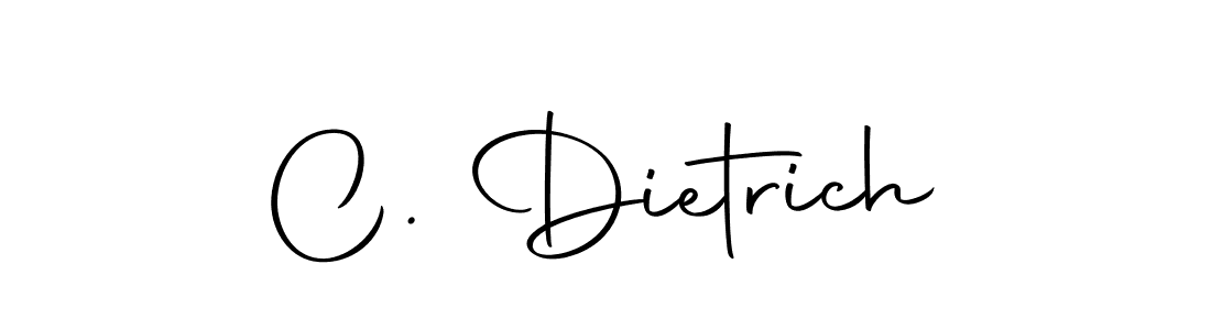 Design your own signature with our free online signature maker. With this signature software, you can create a handwritten (Autography-DOLnW) signature for name C. Dietrich. C. Dietrich signature style 10 images and pictures png