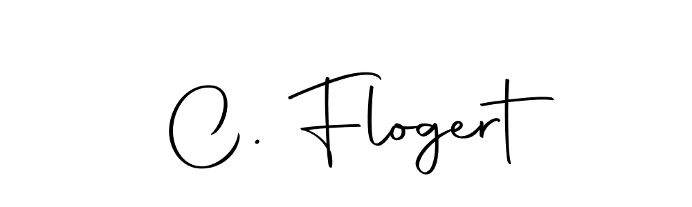 How to make C. Flogert name signature. Use Autography-DOLnW style for creating short signs online. This is the latest handwritten sign. C. Flogert signature style 10 images and pictures png