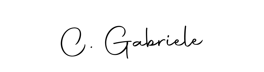 Create a beautiful signature design for name C. Gabriele. With this signature (Autography-DOLnW) fonts, you can make a handwritten signature for free. C. Gabriele signature style 10 images and pictures png