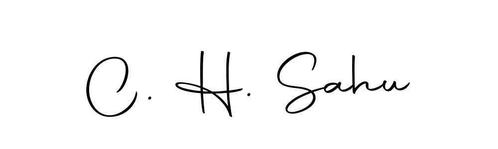 Create a beautiful signature design for name C. H. Sahu. With this signature (Autography-DOLnW) fonts, you can make a handwritten signature for free. C. H. Sahu signature style 10 images and pictures png