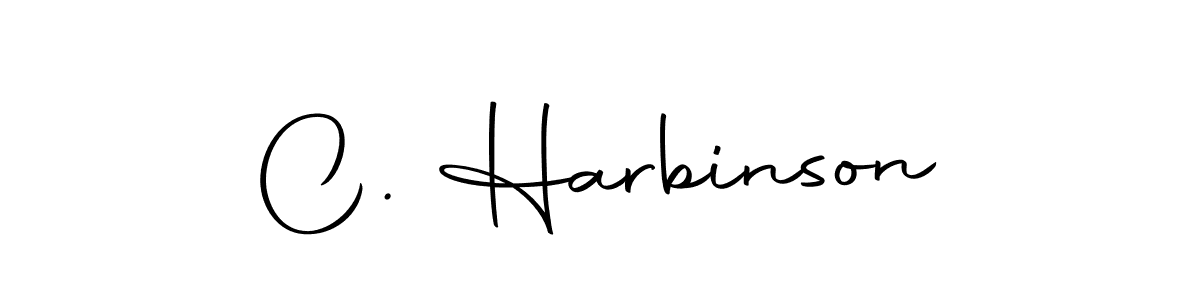 Design your own signature with our free online signature maker. With this signature software, you can create a handwritten (Autography-DOLnW) signature for name C. Harbinson. C. Harbinson signature style 10 images and pictures png