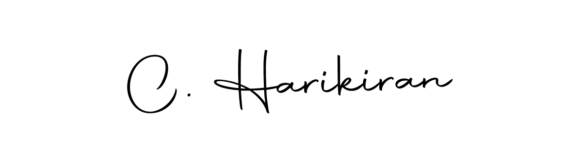 How to make C. Harikiran name signature. Use Autography-DOLnW style for creating short signs online. This is the latest handwritten sign. C. Harikiran signature style 10 images and pictures png