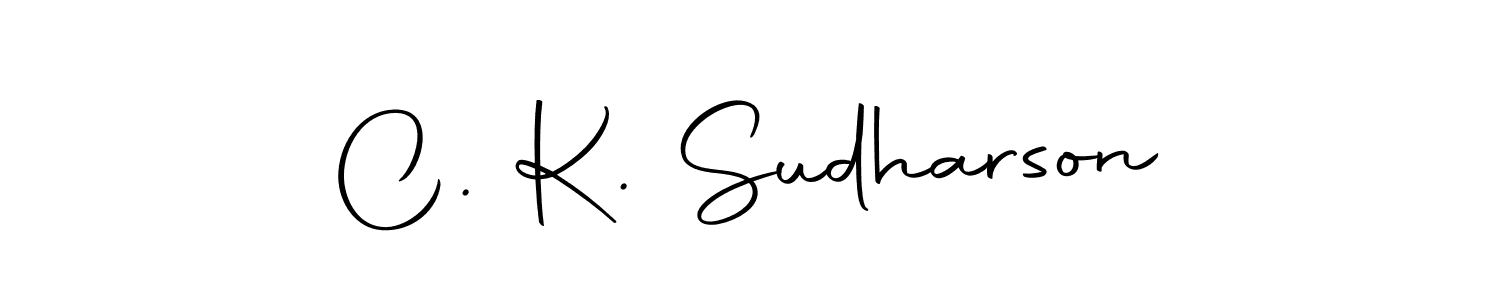 How to make C. K. Sudharson signature? Autography-DOLnW is a professional autograph style. Create handwritten signature for C. K. Sudharson name. C. K. Sudharson signature style 10 images and pictures png