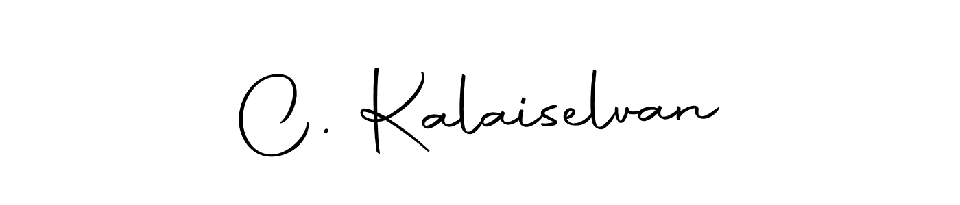 The best way (Autography-DOLnW) to make a short signature is to pick only two or three words in your name. The name C. Kalaiselvan include a total of six letters. For converting this name. C. Kalaiselvan signature style 10 images and pictures png