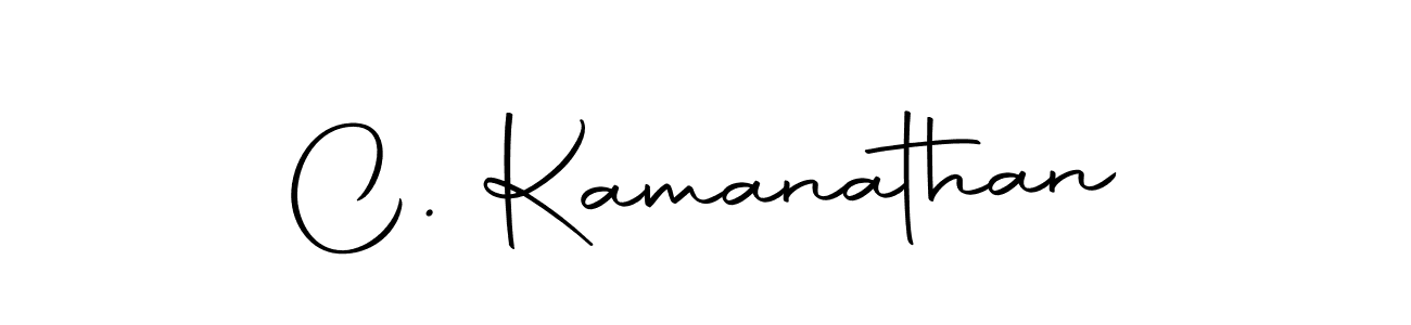 You should practise on your own different ways (Autography-DOLnW) to write your name (C. Kamanathan) in signature. don't let someone else do it for you. C. Kamanathan signature style 10 images and pictures png