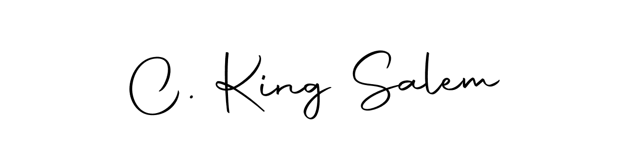 How to make C. King Salem signature? Autography-DOLnW is a professional autograph style. Create handwritten signature for C. King Salem name. C. King Salem signature style 10 images and pictures png