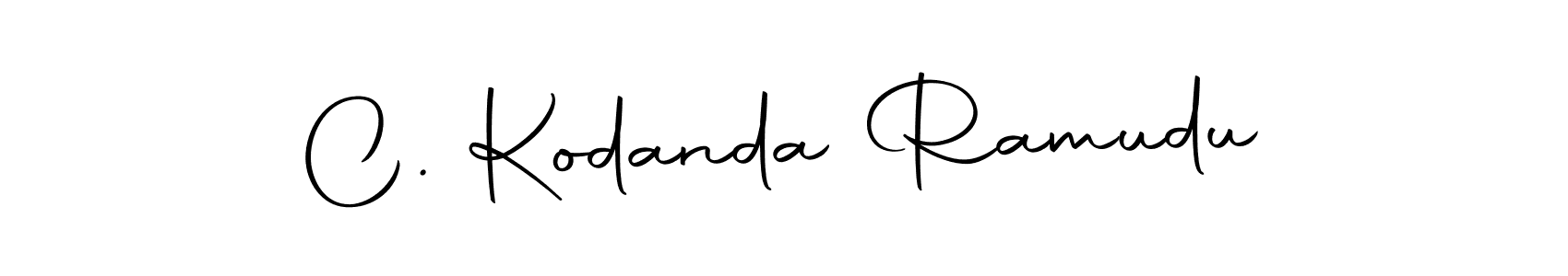 Make a beautiful signature design for name C. Kodanda Ramudu. Use this online signature maker to create a handwritten signature for free. C. Kodanda Ramudu signature style 10 images and pictures png