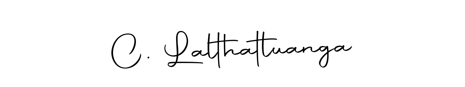 Make a beautiful signature design for name C. Lalthatluanga. Use this online signature maker to create a handwritten signature for free. C. Lalthatluanga signature style 10 images and pictures png