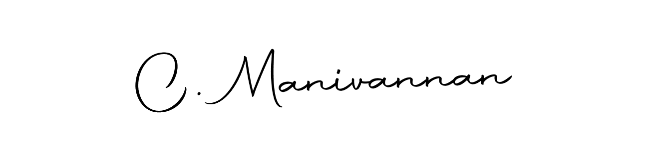 You should practise on your own different ways (Autography-DOLnW) to write your name (C. Manivannan) in signature. don't let someone else do it for you. C. Manivannan signature style 10 images and pictures png