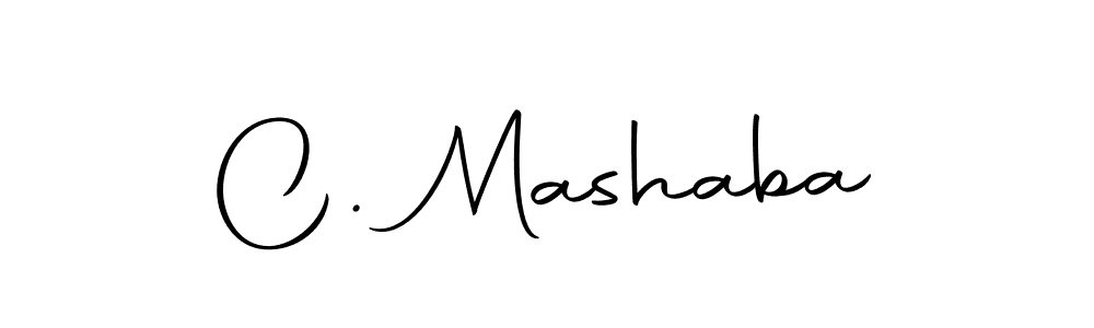 How to make C. Mashaba signature? Autography-DOLnW is a professional autograph style. Create handwritten signature for C. Mashaba name. C. Mashaba signature style 10 images and pictures png