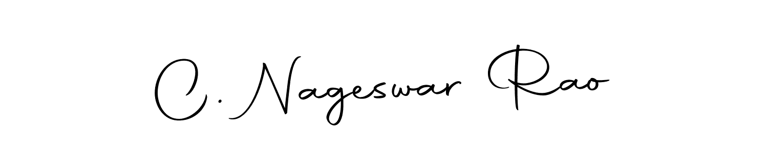 Design your own signature with our free online signature maker. With this signature software, you can create a handwritten (Autography-DOLnW) signature for name C. Nageswar Rao. C. Nageswar Rao signature style 10 images and pictures png