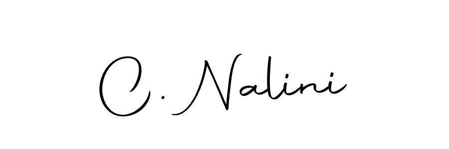 You should practise on your own different ways (Autography-DOLnW) to write your name (C. Nalini) in signature. don't let someone else do it for you. C. Nalini signature style 10 images and pictures png