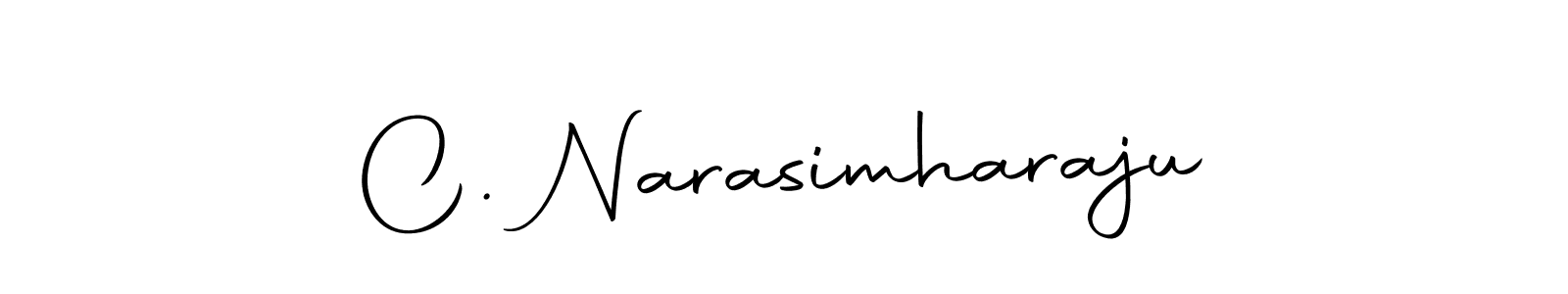 Design your own signature with our free online signature maker. With this signature software, you can create a handwritten (Autography-DOLnW) signature for name C. Narasimharaju. C. Narasimharaju signature style 10 images and pictures png