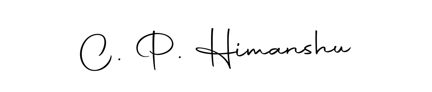 Also we have C. P. Himanshu name is the best signature style. Create professional handwritten signature collection using Autography-DOLnW autograph style. C. P. Himanshu signature style 10 images and pictures png