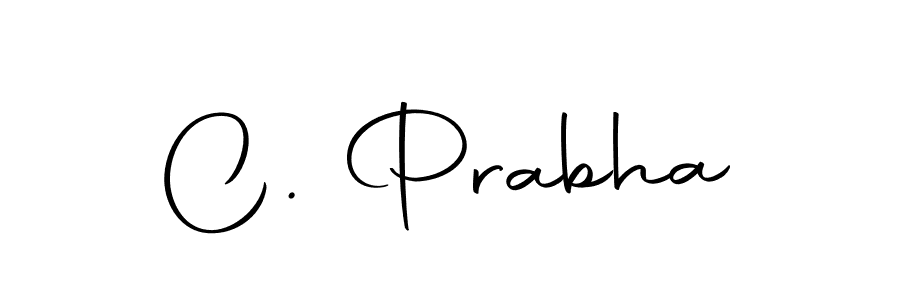 Create a beautiful signature design for name C. Prabha. With this signature (Autography-DOLnW) fonts, you can make a handwritten signature for free. C. Prabha signature style 10 images and pictures png