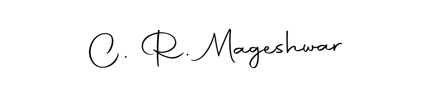 You can use this online signature creator to create a handwritten signature for the name C. R. Mageshwar. This is the best online autograph maker. C. R. Mageshwar signature style 10 images and pictures png