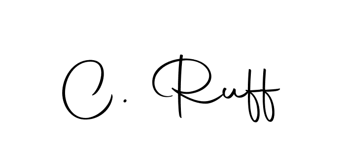 This is the best signature style for the C. Ruff name. Also you like these signature font (Autography-DOLnW). Mix name signature. C. Ruff signature style 10 images and pictures png