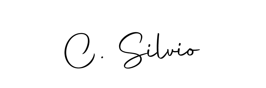 Make a beautiful signature design for name C. Silvio. With this signature (Autography-DOLnW) style, you can create a handwritten signature for free. C. Silvio signature style 10 images and pictures png
