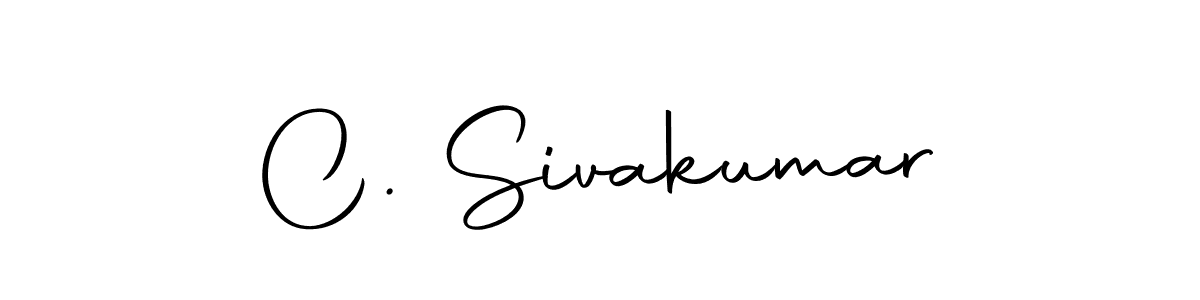 How to make C. Sivakumar name signature. Use Autography-DOLnW style for creating short signs online. This is the latest handwritten sign. C. Sivakumar signature style 10 images and pictures png