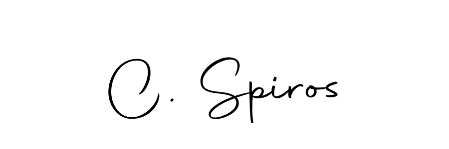 Use a signature maker to create a handwritten signature online. With this signature software, you can design (Autography-DOLnW) your own signature for name C. Spiros. C. Spiros signature style 10 images and pictures png