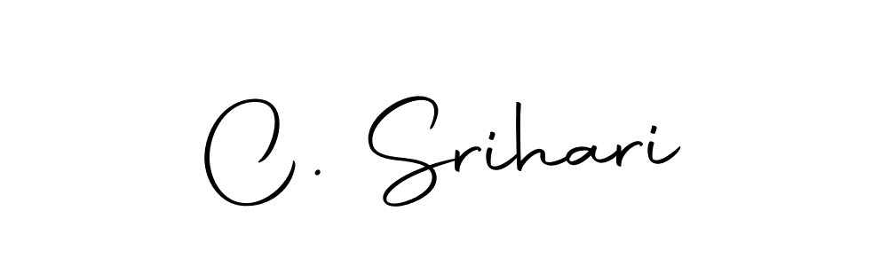 Make a beautiful signature design for name C. Srihari. With this signature (Autography-DOLnW) style, you can create a handwritten signature for free. C. Srihari signature style 10 images and pictures png