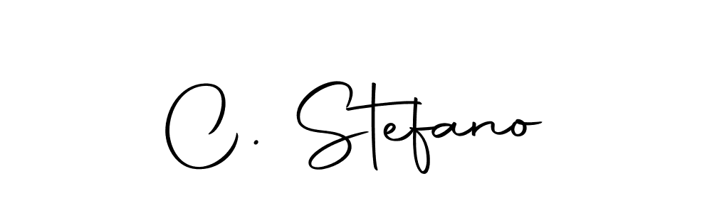 You should practise on your own different ways (Autography-DOLnW) to write your name (C. Stefano) in signature. don't let someone else do it for you. C. Stefano signature style 10 images and pictures png