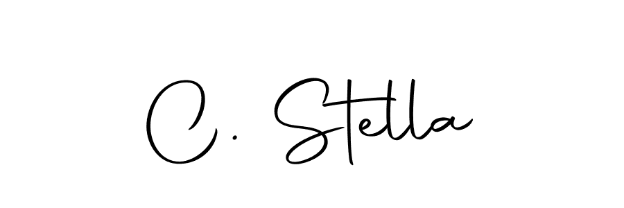 You should practise on your own different ways (Autography-DOLnW) to write your name (C. Stella) in signature. don't let someone else do it for you. C. Stella signature style 10 images and pictures png