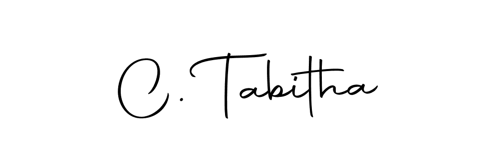 This is the best signature style for the C. Tabitha name. Also you like these signature font (Autography-DOLnW). Mix name signature. C. Tabitha signature style 10 images and pictures png