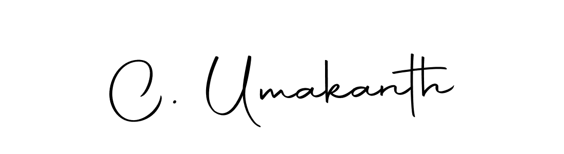 Create a beautiful signature design for name C. Umakanth. With this signature (Autography-DOLnW) fonts, you can make a handwritten signature for free. C. Umakanth signature style 10 images and pictures png