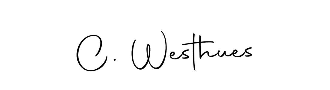 C. Westhues stylish signature style. Best Handwritten Sign (Autography-DOLnW) for my name. Handwritten Signature Collection Ideas for my name C. Westhues. C. Westhues signature style 10 images and pictures png