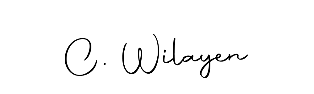 Make a beautiful signature design for name C. Wilayen. Use this online signature maker to create a handwritten signature for free. C. Wilayen signature style 10 images and pictures png