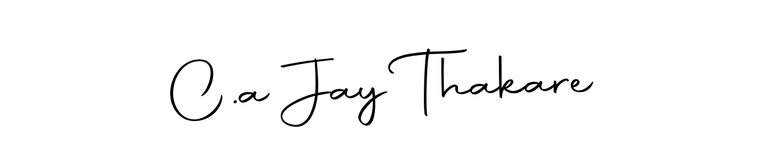 Similarly Autography-DOLnW is the best handwritten signature design. Signature creator online .You can use it as an online autograph creator for name C.a Jay Thakare. C.a Jay Thakare signature style 10 images and pictures png