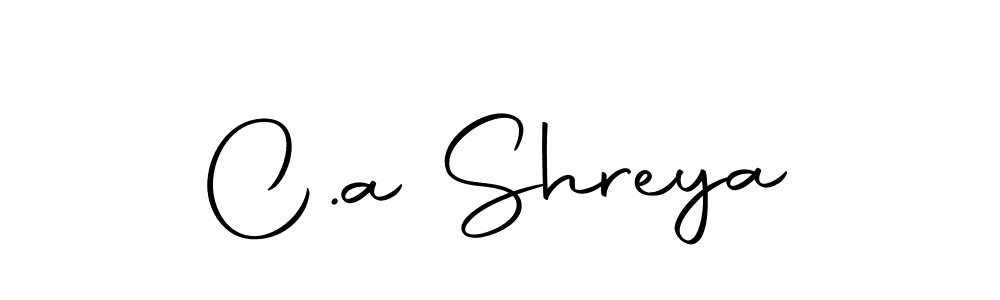 Similarly Autography-DOLnW is the best handwritten signature design. Signature creator online .You can use it as an online autograph creator for name C.a Shreya. C.a Shreya signature style 10 images and pictures png