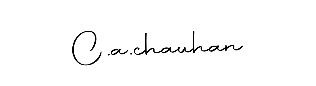 Make a beautiful signature design for name C.a.chauhan. Use this online signature maker to create a handwritten signature for free. C.a.chauhan signature style 10 images and pictures png