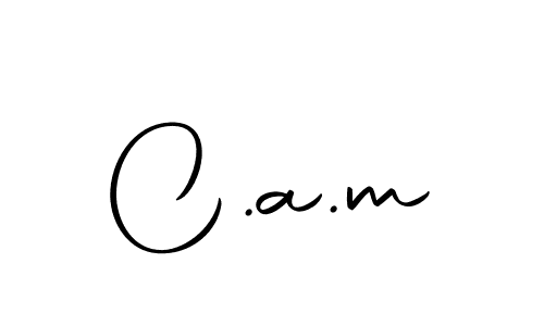 Create a beautiful signature design for name C.a.m. With this signature (Autography-DOLnW) fonts, you can make a handwritten signature for free. C.a.m signature style 10 images and pictures png