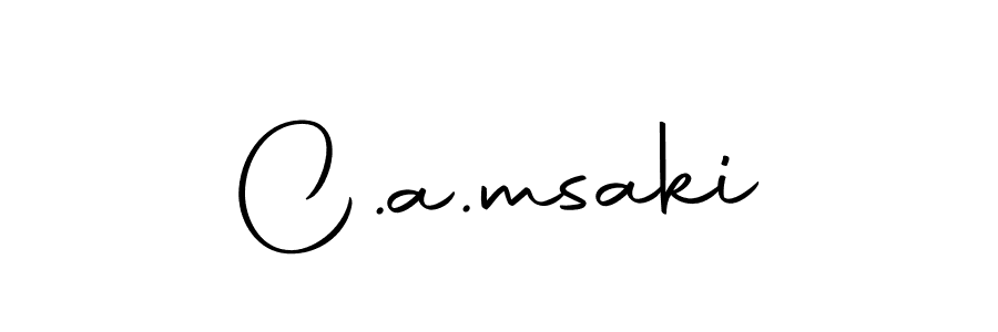 Similarly Autography-DOLnW is the best handwritten signature design. Signature creator online .You can use it as an online autograph creator for name C.a.msaki. C.a.msaki signature style 10 images and pictures png
