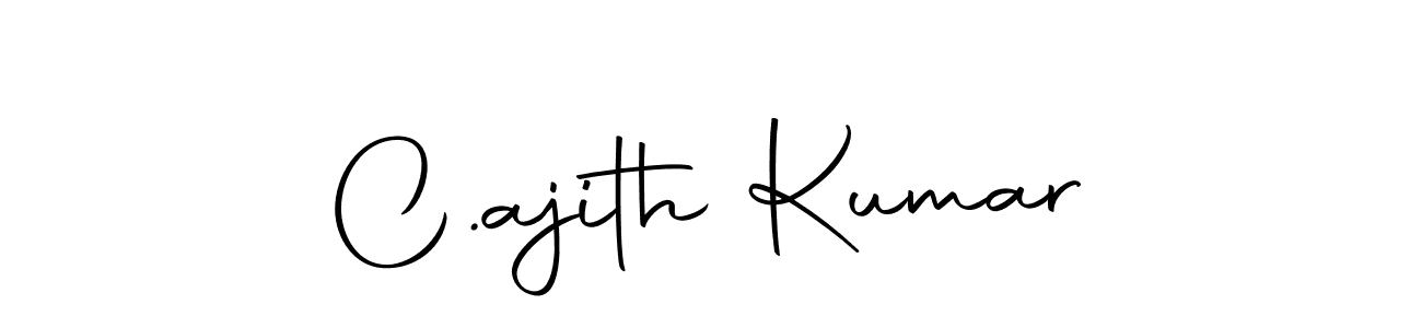 Design your own signature with our free online signature maker. With this signature software, you can create a handwritten (Autography-DOLnW) signature for name C.ajith Kumar. C.ajith Kumar signature style 10 images and pictures png