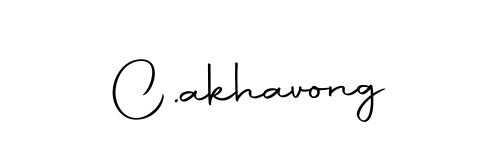 Make a beautiful signature design for name C.akhavong. With this signature (Autography-DOLnW) style, you can create a handwritten signature for free. C.akhavong signature style 10 images and pictures png