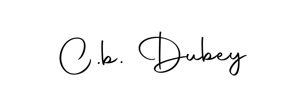 Also we have C.b. Dubey name is the best signature style. Create professional handwritten signature collection using Autography-DOLnW autograph style. C.b. Dubey signature style 10 images and pictures png