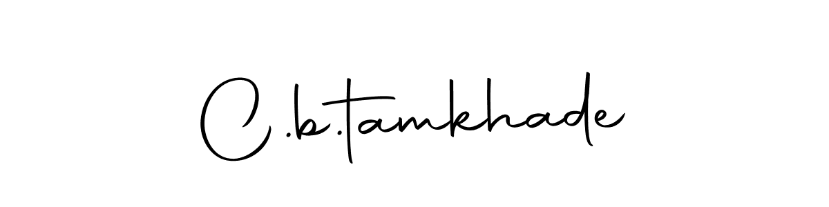 Use a signature maker to create a handwritten signature online. With this signature software, you can design (Autography-DOLnW) your own signature for name C.b.tamkhade. C.b.tamkhade signature style 10 images and pictures png