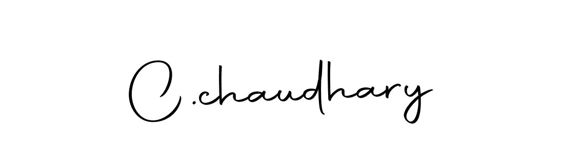 Make a beautiful signature design for name C.chaudhary. With this signature (Autography-DOLnW) style, you can create a handwritten signature for free. C.chaudhary signature style 10 images and pictures png