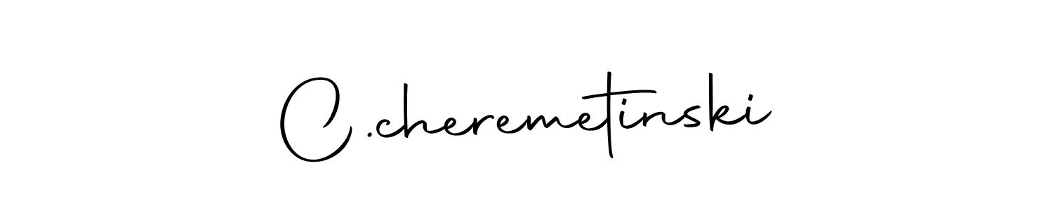 The best way (Autography-DOLnW) to make a short signature is to pick only two or three words in your name. The name C.cheremetinski include a total of six letters. For converting this name. C.cheremetinski signature style 10 images and pictures png