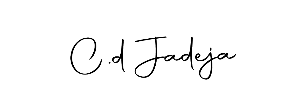 The best way (Autography-DOLnW) to make a short signature is to pick only two or three words in your name. The name C.d Jadeja include a total of six letters. For converting this name. C.d Jadeja signature style 10 images and pictures png